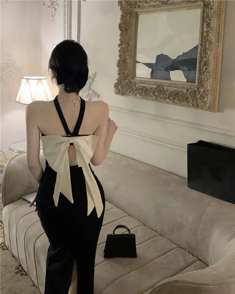 Vestido de Aniversário com Um Ombro e Laço | Sem Mangas | Primavera Verão