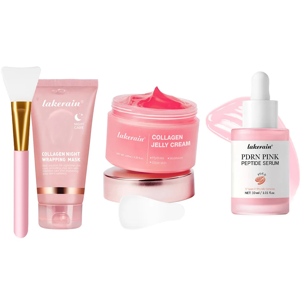 Máscara Facial de Colágénio Coreana — Anti-Rugas e Lifting