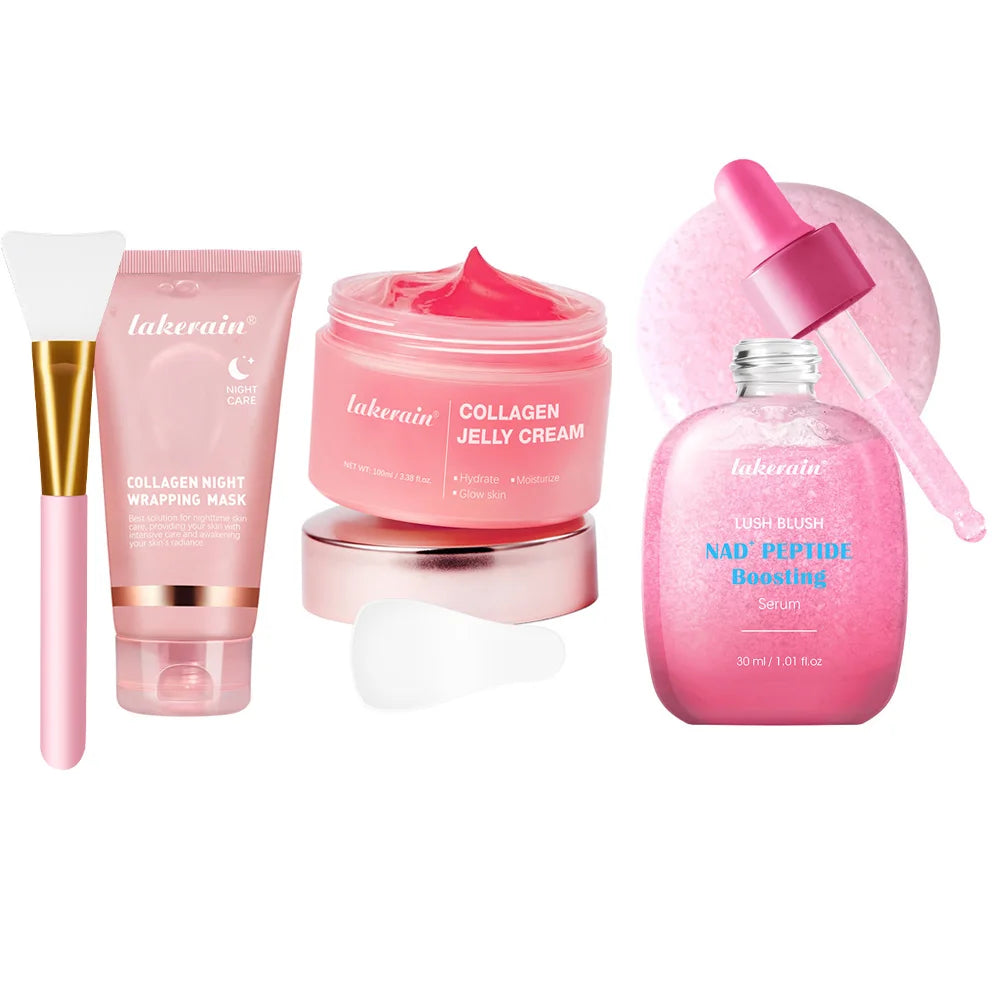 Máscara Facial de Colágénio Coreana — Anti-Rugas e Lifting