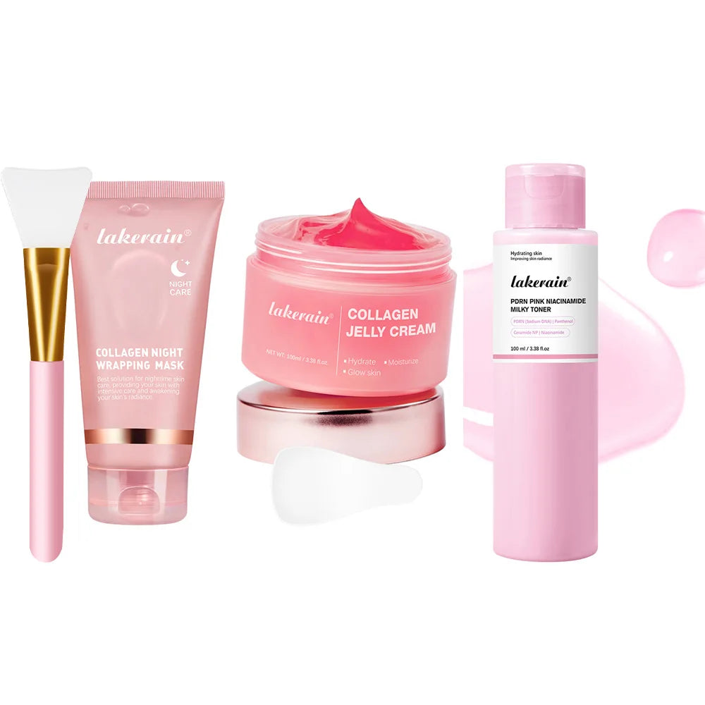 Máscara Facial de Colágénio Coreana — Anti-Rugas e Lifting