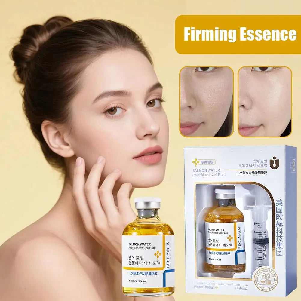 Sérum Coreano de Salmão Anti-Rugas — Hidratação 24h e Barreira Cutânea