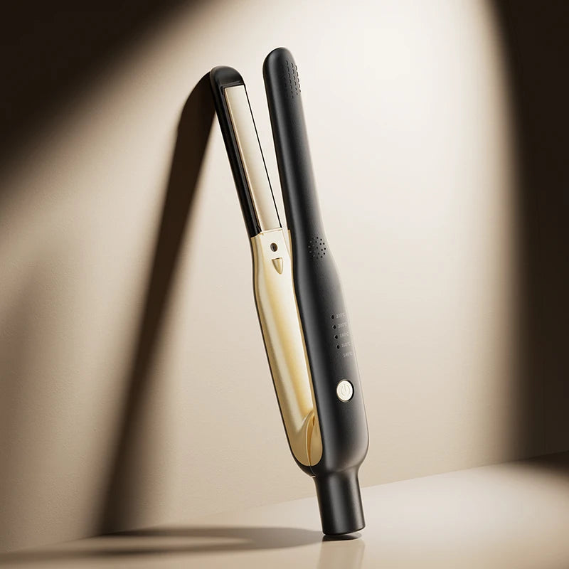 Alisador e Modelador de Cabelo 2 em 1 Mini — Cerâmica 140–220°C Portátil