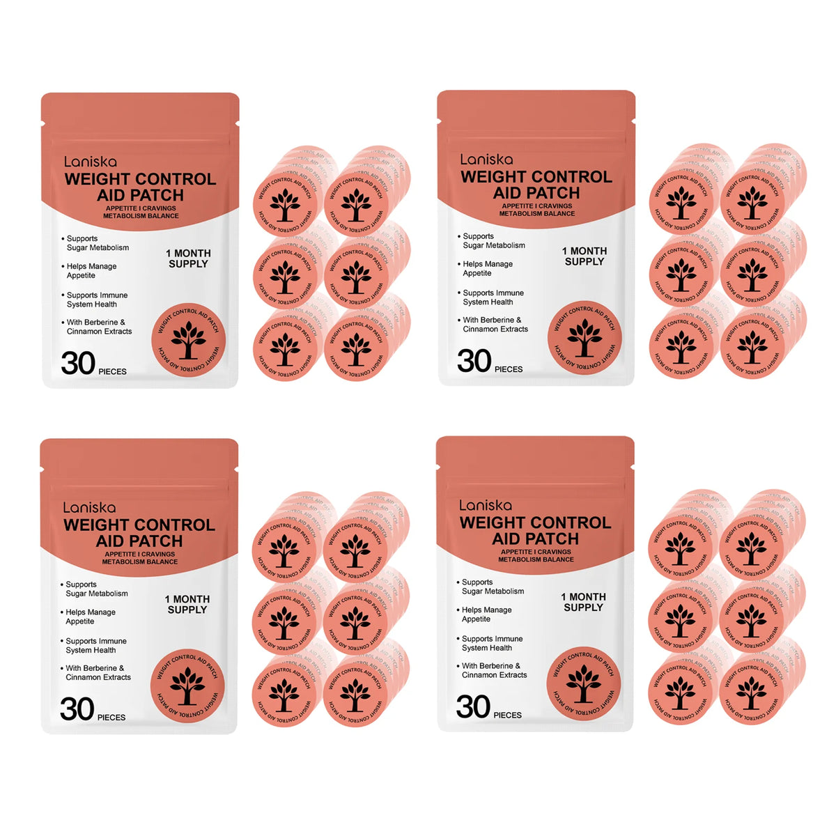 Patches de Cuidado Corporal Hidratantes | Modela e Nutre a Pele | 30, 60 ou 120 Un.