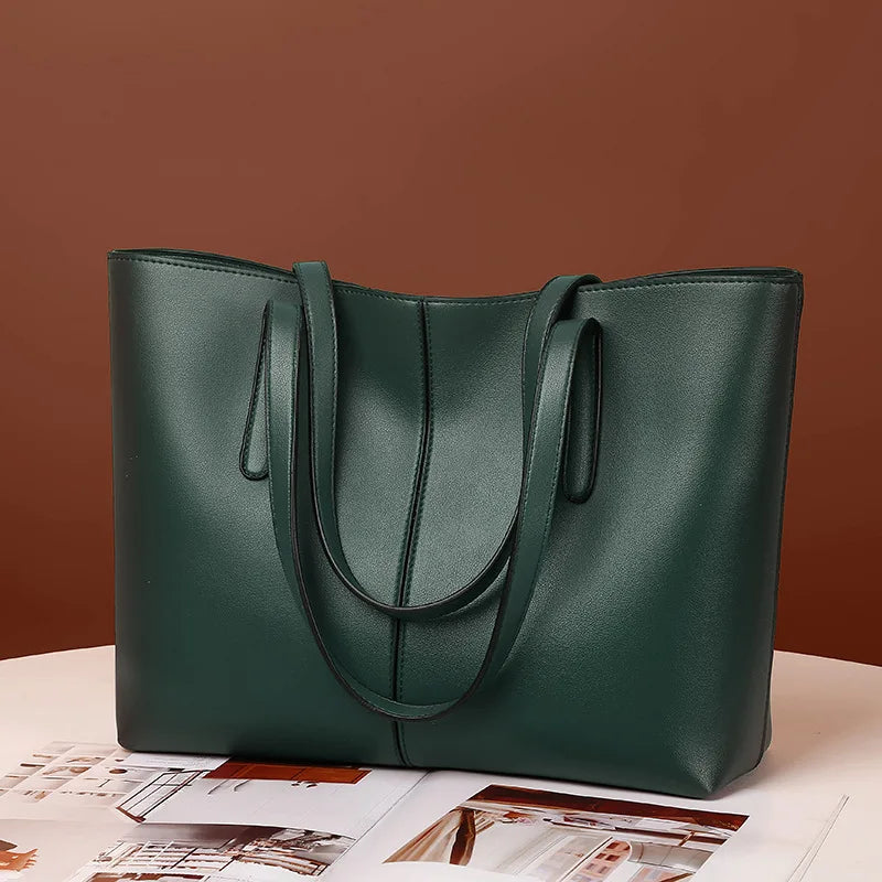 Mala Tote Feminina Grande Capacidade em Couro PU | TUDOAKI SHOP