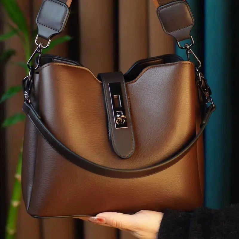 Mala Balde Premium Feminina | Grande Capacidade Crossbody | TUDOAKI SHOP