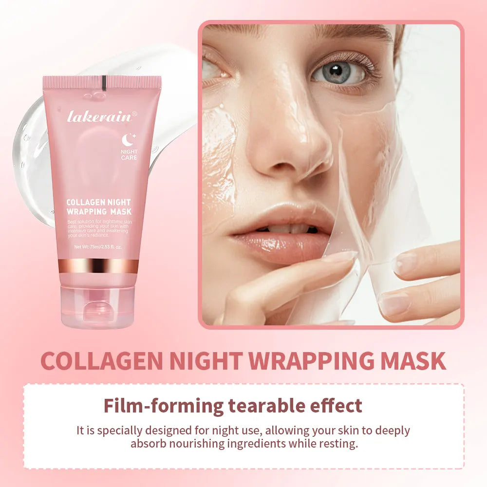 Máscara Facial de Colágénio Coreana — Anti-Rugas e Lifting