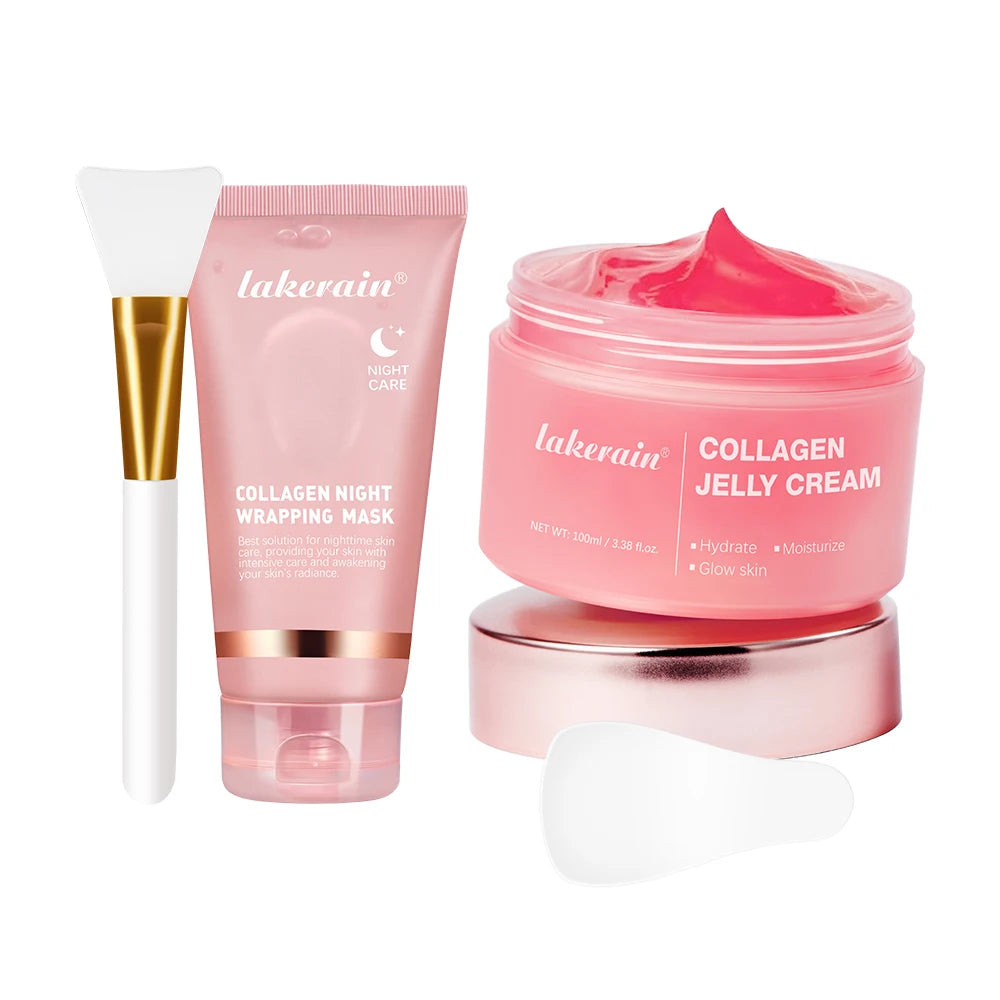 Máscara Facial de Colágénio Coreana — Anti-Rugas e Lifting