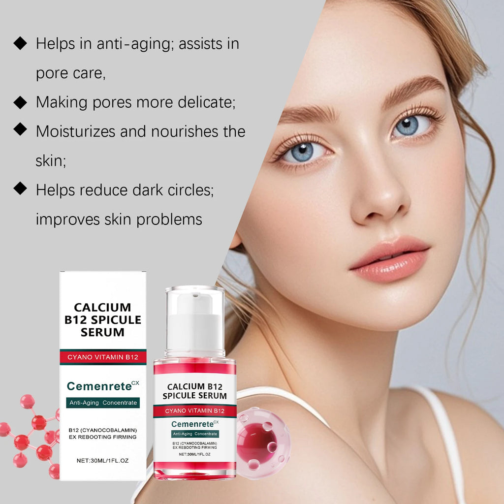 Kit Skincare Anti-Envelhecimento com Cálcio — Sérum, Patches e Bálsamo